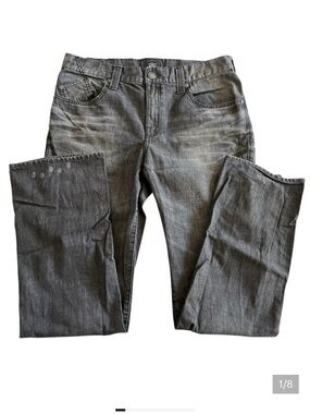 36x34 Rock & Republic Men's Charcoal Jeans